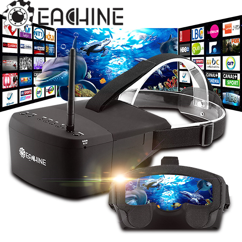 Skyzone Sky04O Pro Fpv Goggles - Eachine EV800 5 인치 800x480 FPV