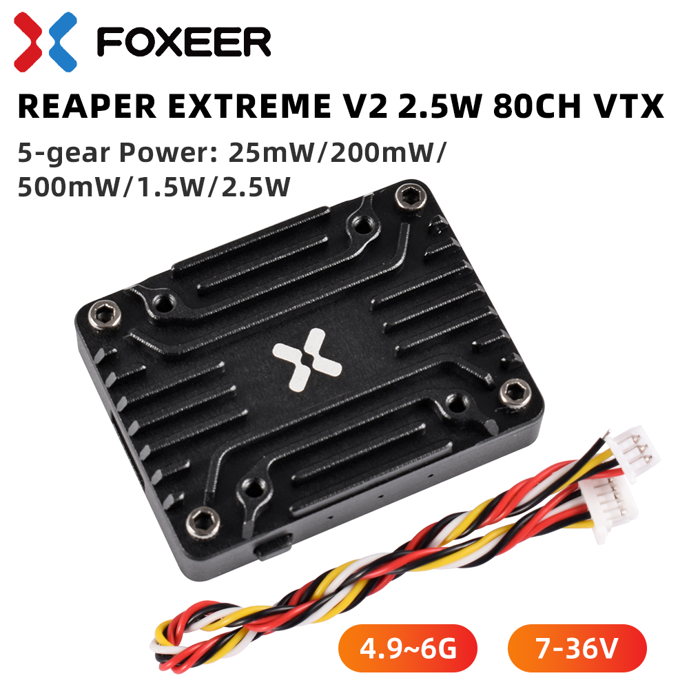 (슈퍼 할인) Foxeer 4.9-6G Reaper E - Foxeer Reaper Extreme 2.5W Vtx 리뷰 및 가격